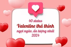 Top 40 status Valentine thả thính ngọt ngào, ấn tượng nhất 2024