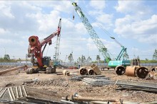 Thi công cầm chừng cao tốc Biên Hòa - Vũng Tàu vì thiếu mặt bằng, đất đắp
