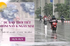 Dự báo thời tiết hôm nay và ngày mai 13/3: Hà Nội mưa rét, Đà Nẵng sáng mưa vài nơi, TP HCM vẫn còn nắng nóng