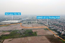 Toàn cảnh vị trí quy hoạch KCN số 1 rộng 264 ha ở Hưng Yên cạnh cao tốc Hà Nội - Hải Phòng