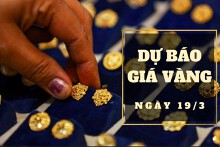 Dự báo giá vàng 19/3: Tiếp tục giảm nhẹ vào đầu phiên?