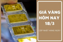 Giá vàng hôm nay 18/3: Vàng SJC biến động trái chiều vào sáng đầu tuần