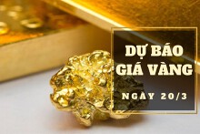 Dự báo giá vàng 20/3: Giảm theo thị trường thế giới?