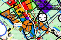Bản đồ quy hoạch giao thông thị trấn Kim Bài, Thanh Oai, Hà Nội đến năm 2030