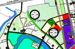 Bản đồ quy hoạch sử dụng đất xã Cao Viên, Thanh Oai, Hà Nội đến năm 2030