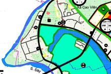Bản đồ quy hoạch giao thông xã Cao Viên, Thanh Oai, Hà Nội đến năm 2030