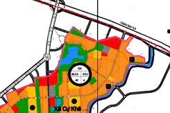 Bản đồ quy hoạch sử dụng đất xã Cự Khê, Thanh Oai, Hà Nội đến năm 2030