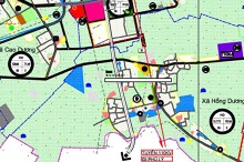 Bản đồ quy hoạch sử dụng đất xã Hồng Dương, Thanh Oai, Hà Nội đến năm 2030
