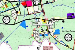Bản đồ quy hoạch sử dụng đất xã Hồng Dương, Thanh Oai, Hà Nội đến năm 2030