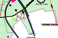Bản đồ quy hoạch giao thông xã Liên Châu, Thanh Oai, Hà Nội đến năm 2030