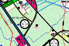 Bản đồ quy hoạch giao thông xã Tân Ước, Thanh Oai, Hà Nội đến năm 2030