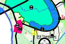 Bản đồ quy hoạch sử dụng đất xã Thanh Cao, Thanh Oai, Hà Nội đến năm 2030