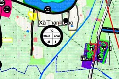 Bản đồ quy hoạch giao thông xã Thanh Cao, Thanh Oai, Hà Nội đến năm 2030