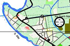 Bản đồ quy hoạch sử dụng đất xã Thanh Mai, Thanh Oai, Hà Nội đến năm 2030