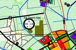 Bản đồ quy hoạch giao thông xã Thanh Mai, Thanh Oai, Hà Nội đến năm 2030