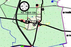 Bản đồ quy hoạch giao thông xã Thanh Văn, Thanh Oai, Hà Nội đến năm 2030