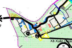 Bản đồ quy hoạch sử dụng đất xã Xuân Dương, Thanh Oai, Hà Nội đến năm 2030