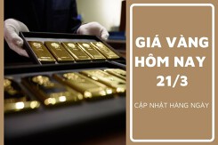 Giá vàng hôm nay 21/3: Vàng SJC bật tăng lên 82 triệu đồng/lượng