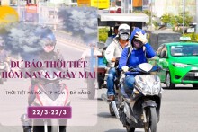 Dự báo thời tiết hôm nay và ngày mai 22/3: Hà Nội sương mù và rét, Đà Nẵng mưa nắng đan xen, TP HCM vẫn nắng nóng