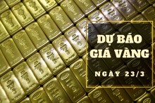Dự báo giá vàng 23/3: Tiếp đà lao dốc vào phiên cuối tuần?