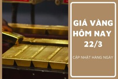 Giá vàng hôm nay 22/3: Vàng SJC về dưới 81 triệu đồng/lượng