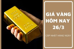 Giá vàng hôm nay 26/3: Vàng SJC lấy lại mốc 80 triệu đồng/lượng