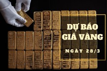 Dự báo giá vàng 28/3: Đà tăng mạnh sẽ kéo sang phiên tiếp theo?