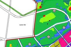 Bản đồ quy hoạch sử dụng đất xã Quang Tiến, Sóc Sơn, Hà Nội đến năm 2030