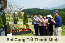 Bài cúng Tết Thanh minh tại nhà và ngoài mộ chuẩn nhất 2024