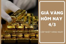 Giá vàng hôm nay 4/3: Vàng SJC giao dịch quanh mốc 80 triệu đồng/lượng
