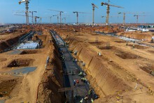 Huy động hơn 4.000 công nhân thi công trên 'đại công trường' sân bay Long Thành