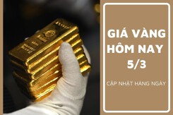 Giá vàng hôm nay 5/3: Vàng SJC tiếp tục tăng, tiến gần đến mốc 81 triệu đồng/lượng
