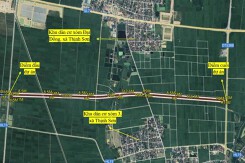 Sắp làm một đoạn của trục đường quy hoạch nối tỉnh lộ 538B đến trụ sở UBND huyện Đô Lương, Nghệ An