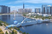 Công bố đối tác thực hiện dự án cầu đi bộ qua sông Sài Gòn