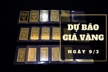 Dự báo giá vàng 9/3: Đà tăng sẽ tiếp tục kéo dài đến cuối tuần?