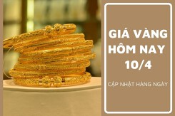 Giá vàng hôm nay (10/4) vẫn neo cao ở mức 84,6 triệu đồng/lượng