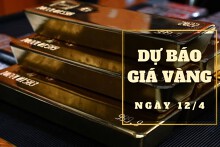 Dự báo giá vàng ngày 12/4 có thể phục hồi trở lại?