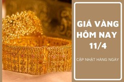Giá vàng hôm nay (11/4) giảm sau chuỗi ngày liên tiếp vượt đỉnh