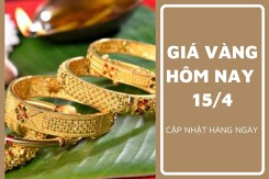 Giá vàng hôm nay 15/4 biến động trái chiều sáng đầu tuần