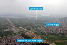 Toàn cảnh khu đô thị rộng 268 ha trong Phân khu sông Hồng thuộc huyện Đông Anh sắp đấu thầu chọn nhà đầu tư