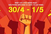 30+ hình ảnh 30/4 và 1/5 đẹp, chân thực, đầy ý nghĩa