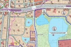 Bản đồ quy hoạch sử dụng đất phường Thanh Nhàn, Hai Bà Trưng, Hà Nội đến năm 2030, tầm nhìn đến năm 2050