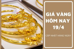 Giá vàng hôm nay 19/4 tiếp đà giảm, vàng thế giới tăng cao