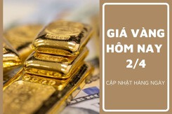 Giá vàng hôm nay 2/4: Vàng SJC tăng nửa triệu đồng/lượng