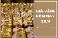Giá vàng hôm nay 20/4 lấy lại mốc 84 triệu đồng/lượng vào cuối tuần