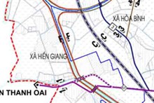 Bản đồ quy hoạch giao thông xã Hiền Giang, Thường Tín, Hà Nội đến năm 2030