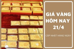 Giá vàng hôm nay 21/4: Vàng SJC tăng hơn nửa triệu đồng/lượng trong tuần qua