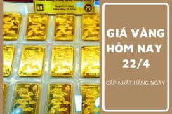 Giá vàng hôm nay 22/4 đảo chiều giảm đến 1,7 triệu đồng/lượng