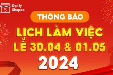 Cập nhật lịch làm việc của Shopee ngày 30/4 - 1/5 chi tiết nhất năm 2024