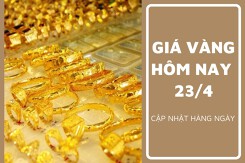 Giá vàng hôm nay 23/4 về dưới 83 triệu đồng/lượng khi vàng thế giới giảm hơn 2%